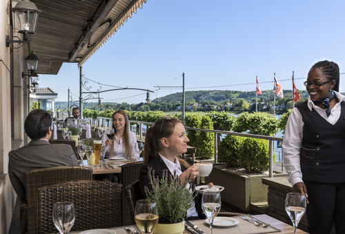 Terrasse des Maritim Hotel Königswinter