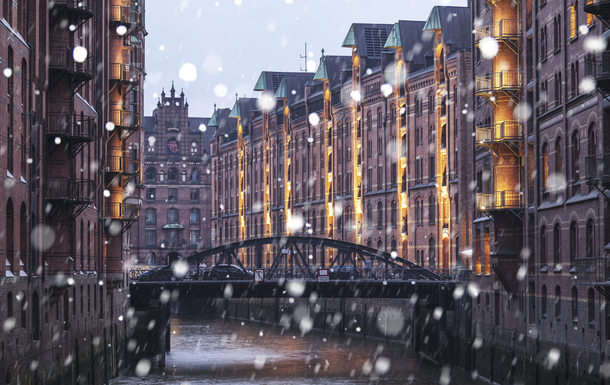 Speicherstadt Hamburg im Winter