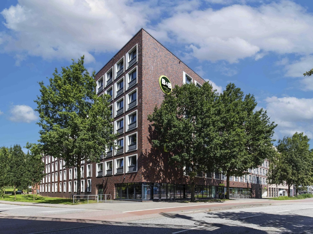 Außenansicht des B&B Hotel Hamburg City Ost