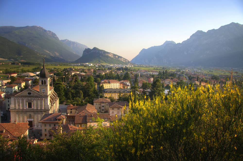 Arco am Gardasee in der Region Trentino, Italien 