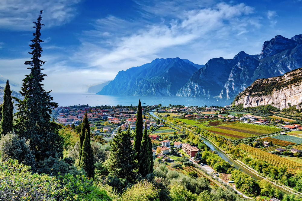 Gardasee mit Torbole, Arco und Riva del Garda