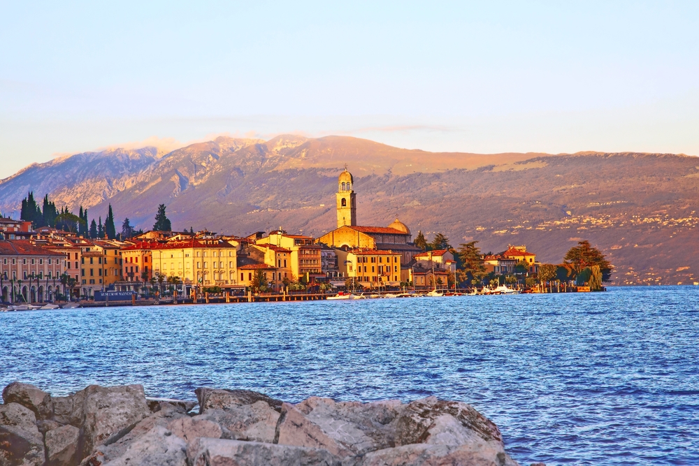 Salò in der Lombardei am Gardasee, Italien