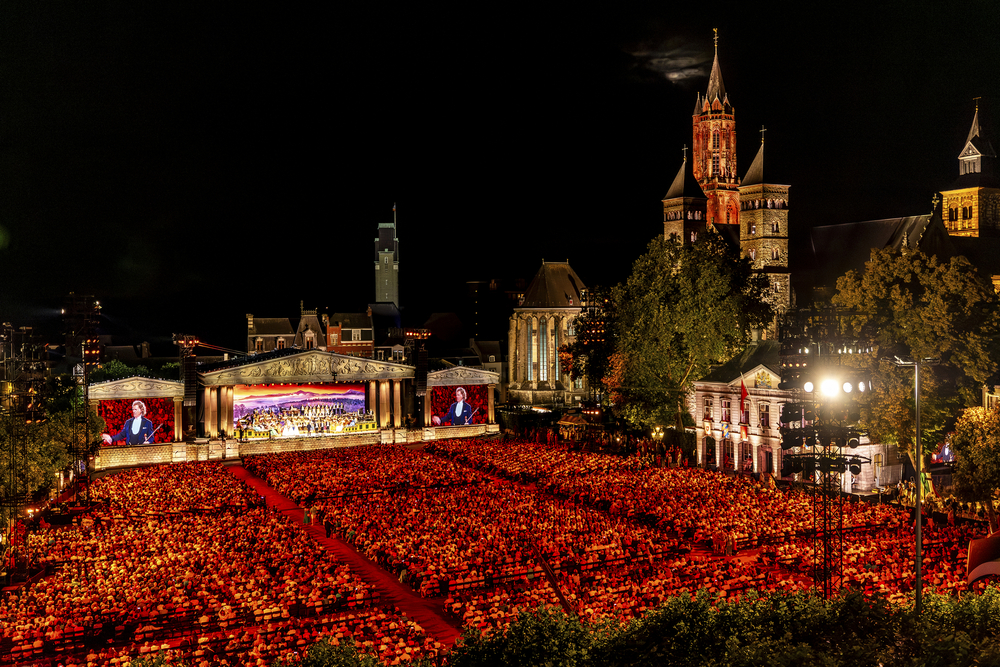Der Vrijthof beim André Rieu Sommernachtskonzert in Maastricht