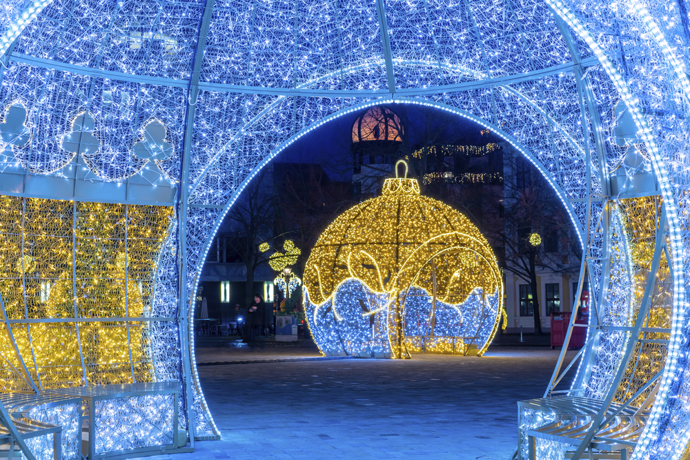 Dekoration auf dem Magdeburger Weihnachtsmarkt 