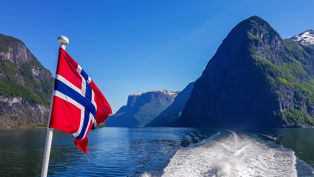 Aurlandsfjord in Norwegen