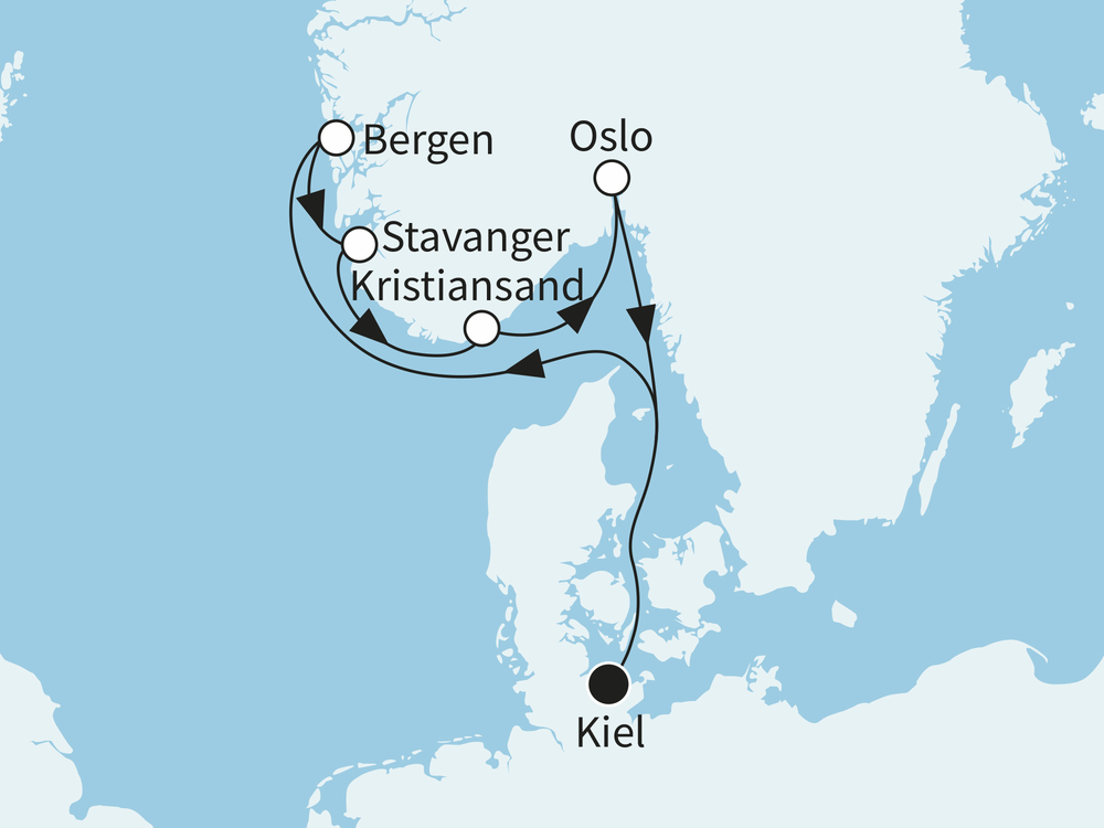 Norwegen Kreuzfahrt