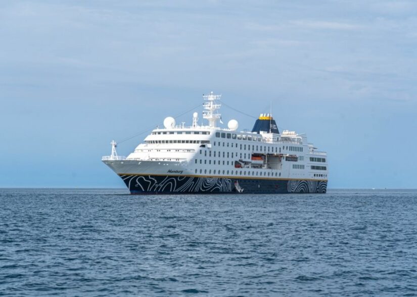 Außenansicht der MS Hamburg